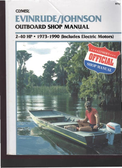 Johnson Evinrude 2-40 HP Outboard Service Manual | 1973-1990 - sample page 2