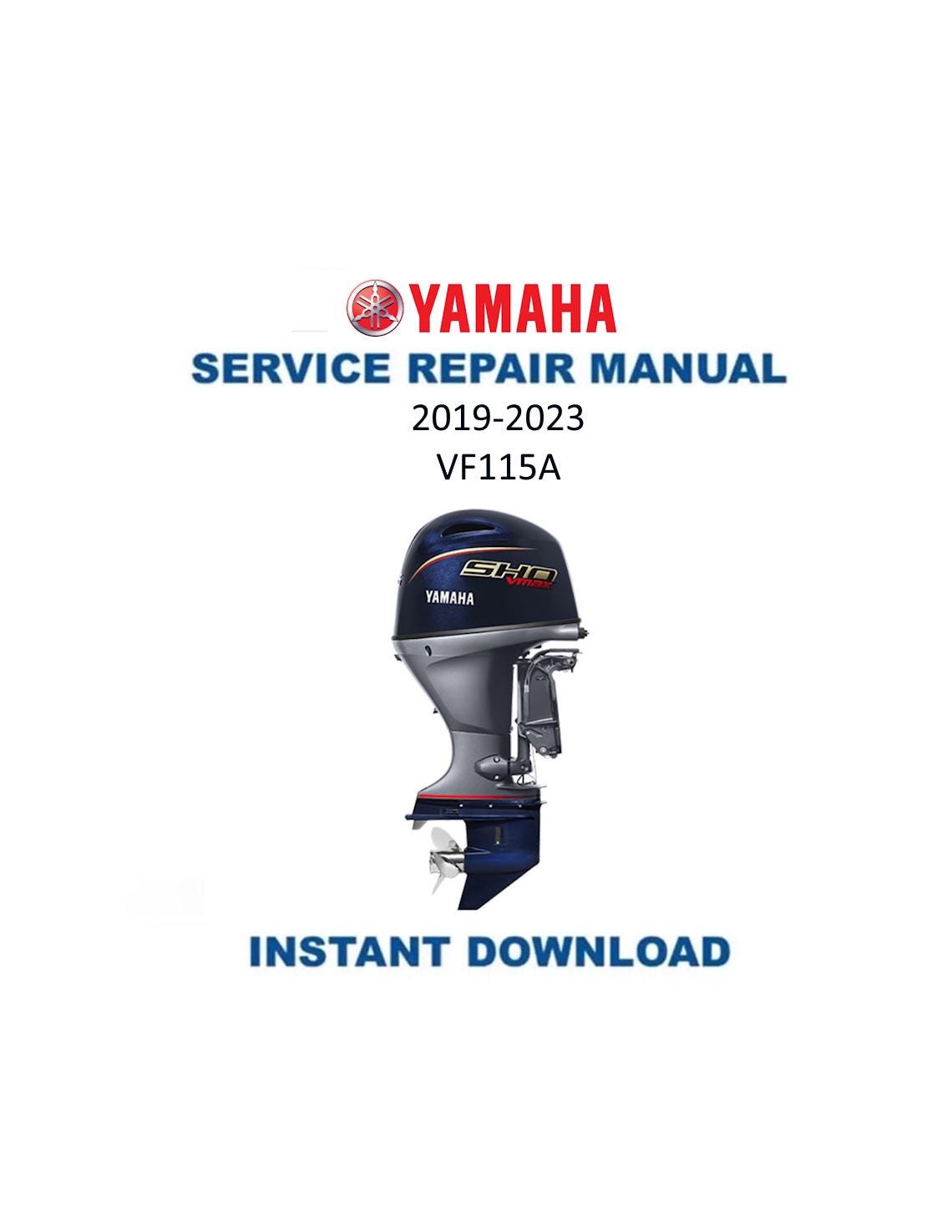 Yamaha VF115A Outboard Service Manual - Service Manual PDF Instant Download