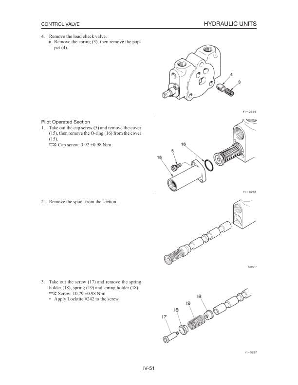 Takeuchi TL150 Track Loader Service Manual sample page with technical illustrations