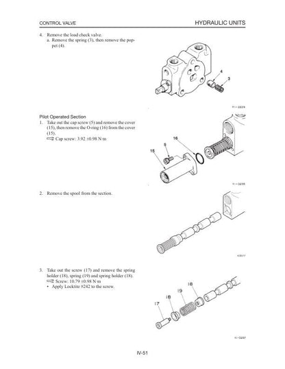 Takeuchi TL150 Track Loader Service Manual sample page with technical illustrations