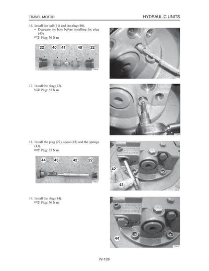Takeuchi TL150 Track Loader Service Manual sample page from the repair manual