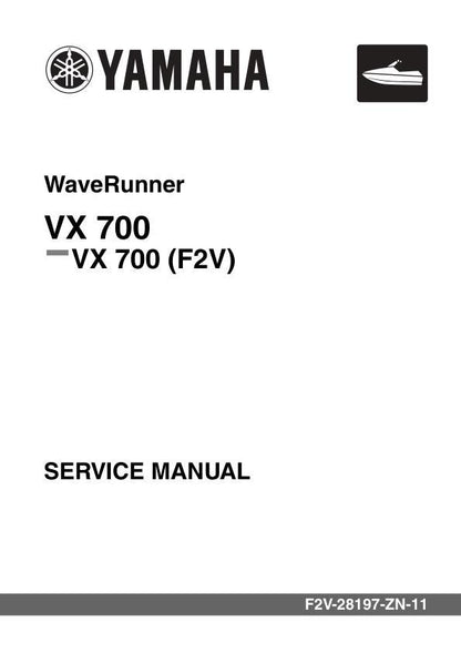 Yamaha WaveRunner VX700 Service Manual factory service manual title page