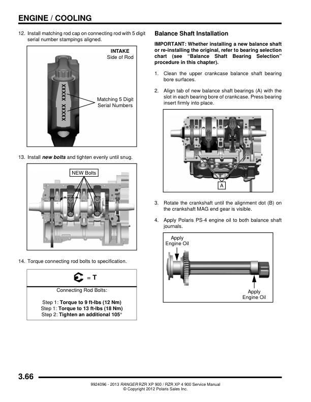Polaris Ranger RZR XP 900 UTV Service Manual | 2013-2016 - sample page 5