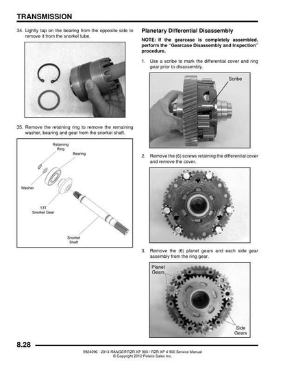 Polaris Ranger RZR XP 900 UTV Service Manual | 2013-2016 - sample page 9