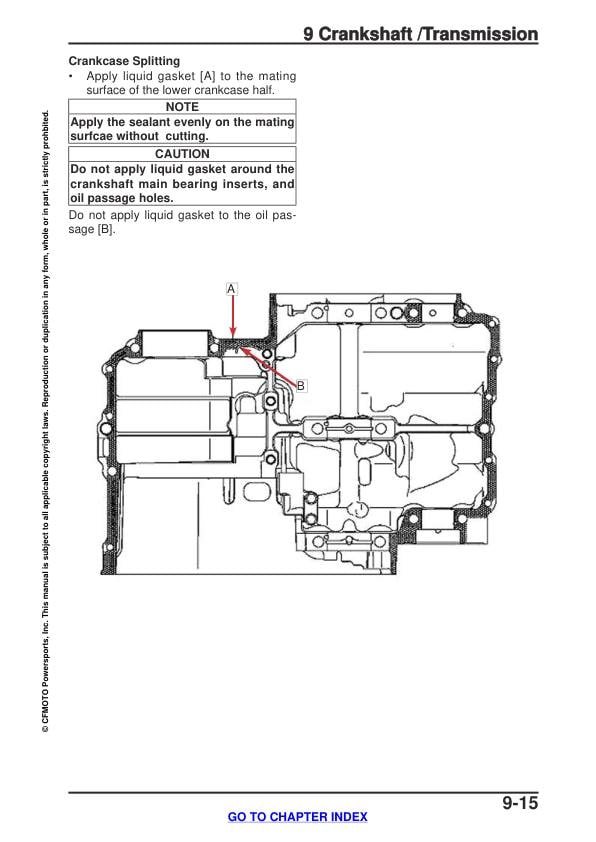 CFMOTO 650 ADVentura Service Manual sample page with service data and tables