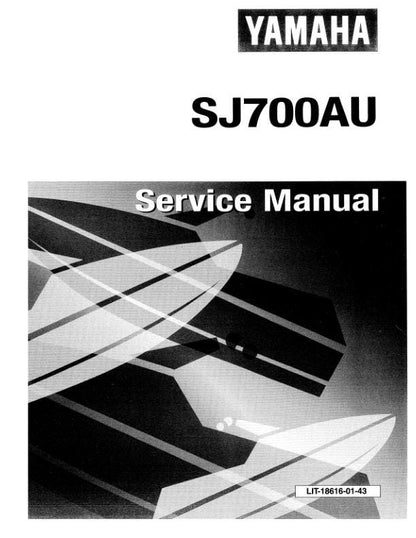 Yamaha WaveRunner SJ700AU Service Manual factory service manual title page