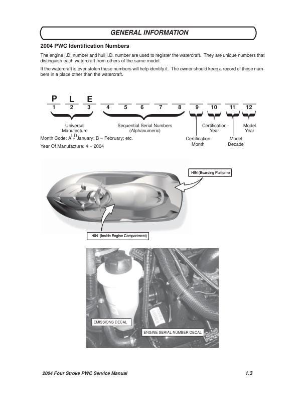 Polaris MSX110 MSX150 Service Manual sample page from service manual