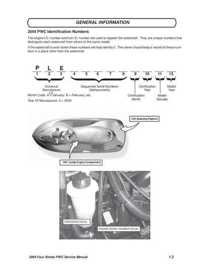 Polaris MSX110 MSX150 Service Manual sample page from service manual
