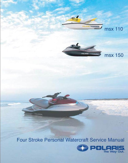 Polaris MSX110 MSX150 Service Manual factory service manual title page