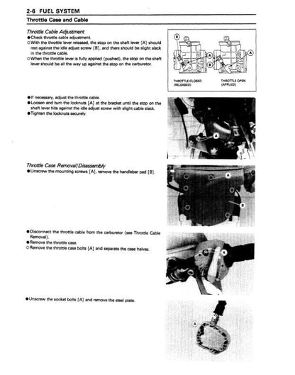 Kawasaki Jetski 750 SX SXi Pro Service Manual sample page from service manual