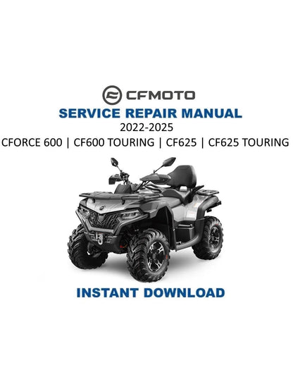 CFMOTO CFORCE CF600 CF625 Service Repair Manual 2022-2025 - Service Manual PDF Instant Download