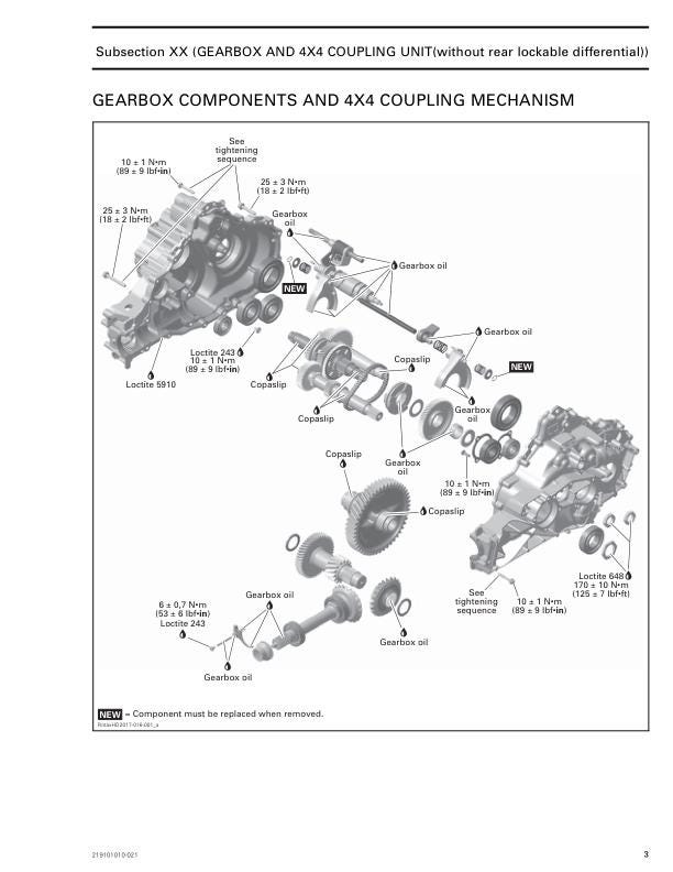 Can Am Defender Pro DPS XT HD10 Service Manual sample page from service manual