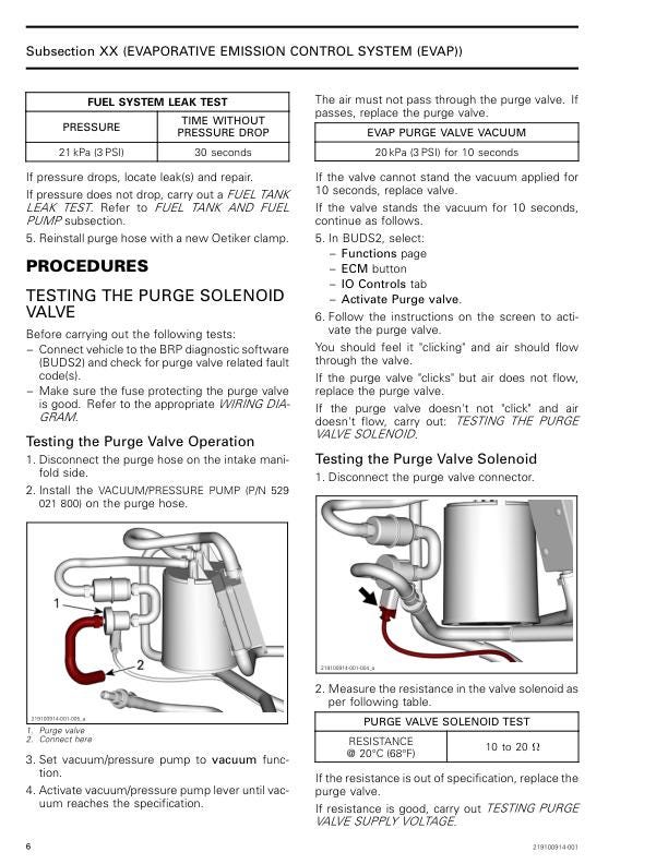 Can Am Defender Traxter HD8 HD10 Service Manual sample page with technical illustrations