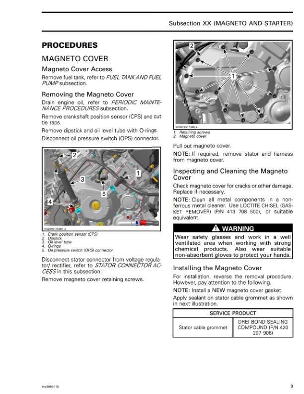 Can Am Defender Traxter HD8 HD10 CanAm Service Manual factory service manual title page