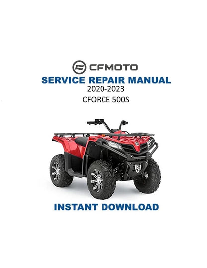 CFMOTO CFORCE 500S Service Repair Manual 2020-2023 - Service Manual PDF Instant Download