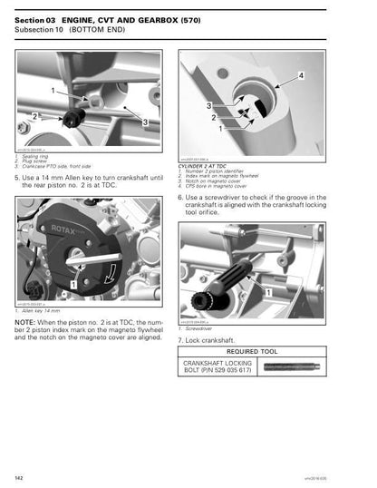Can Am Can-Am Outlander L 570 / Max Service Manual sample page from the repair manual