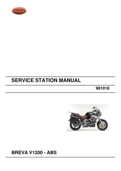 Moto Guzzi Breva 1200 | 1200 ABS Motorcycle Service Manual | 2013-2016 - sample page 2