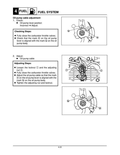 Yamaha XR1800 Sport Boat XRT1200Y Service Manual table of contents