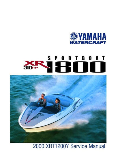 Yamaha XR1800 Sport Boat XRT1200Y Service Manual factory service manual title page