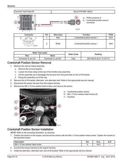 Mercury 175 200 225 250 300 SeaPro Pro XS Diagnostic Manual | 2016-2020 V6 V8 FourStroke | Instant Digital Download | PDF Outboard Service Manual | 2016-2020 - sample page 4
