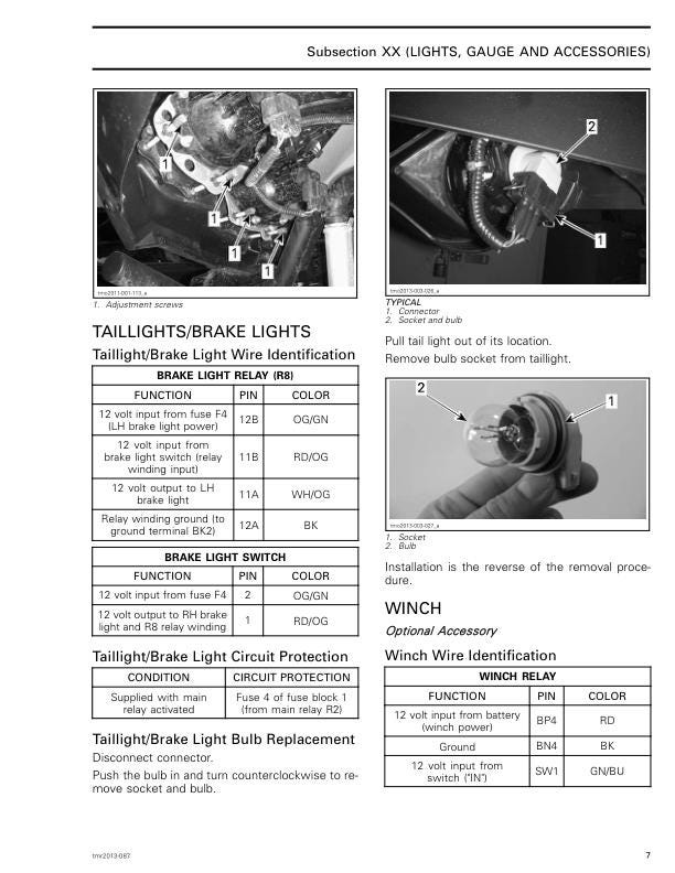 Can Am Maverick 1000r Service Manual sample page from service manual