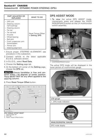 Can Am Outlander 500 800R 1000 CanAm Service Manual sample page
