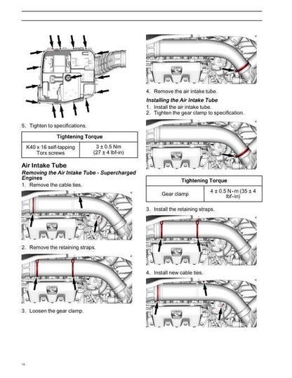 Sea-Doo 1630 ACE Engine Service Manual sample page with technical illustrations
