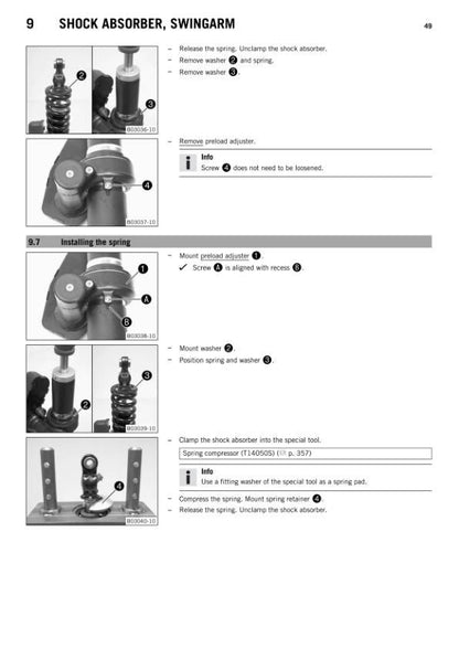 KTM 1290 Super Adventure Service Manual sample page from service manual