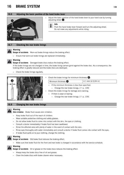 KTM 1290 Super Adventure Service Manual sample page from the repair manual