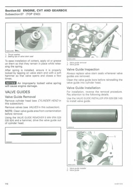 Can Am Commander 800R 1000 CanAm Service Manual sample page from service manual
