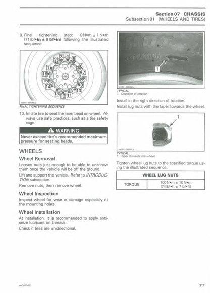 Can Am Commander 800R 1000 CanAm Service Manual sample page from the repair manual