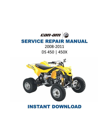 Can Am DS 450 450X Service Manual - Service Manual PDF Instant Download