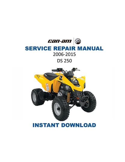 Can Am DS 250 Service Manual - Service Manual PDF Instant Download
