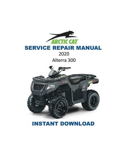Arctic Cat Alterra 300 ATV Service Manual - Service Manual PDF Instant Download