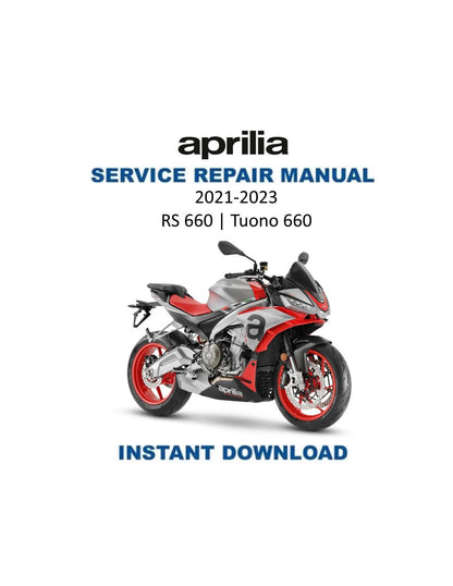 Aprilia RS 660 Tuono 660  Service Manual 2021-2023 - Service Manual PDF Instant Download