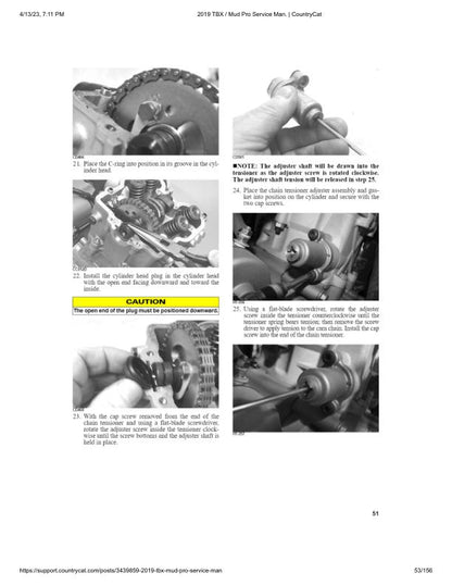 Arctic Cat Alterra TBX MudPro 700 ATV Service Manual table of contents