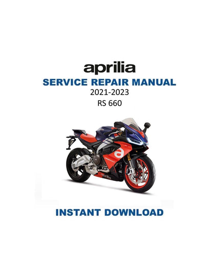 Aprilia RS 660 Service Manual 2021-2023 - Service Manual PDF Instant Download