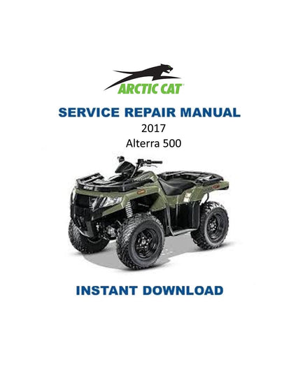 Arctic Cat 500 ATV Service Manual - Service Manual PDF Instant Download