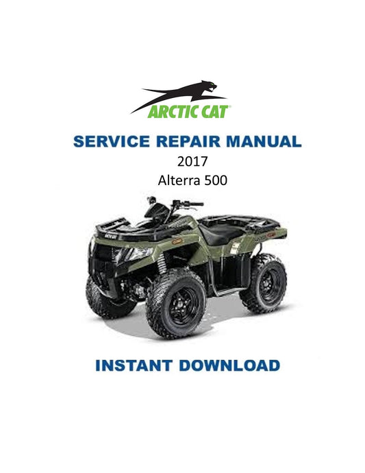 Arctic Cat 500 ATV Service Manual - Service Manual PDF Instant Download