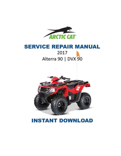 Arctic Cat Alterra 90 DVX 90 ATV Service Manual - Service Manual PDF Instant Download