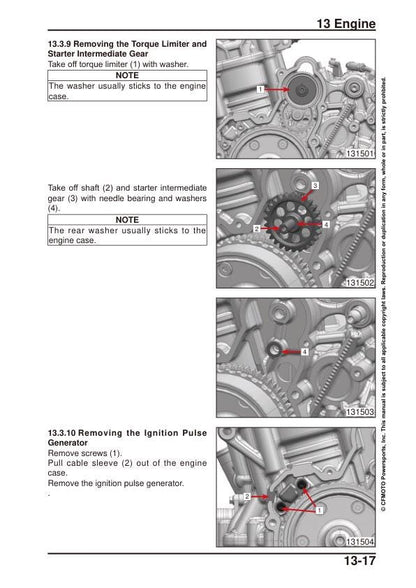 CFMOTO IBEX 800S 800T 800E Service Manual sample page with technical illustrations
