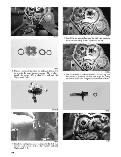 Arctic Cat 500 550 700 1000 MudPro TRV ATV Service Manual sample page with technical illustrations