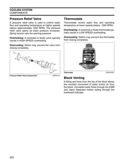 Evinrude ETEC 200 225 250 300 Service Manual sample page showing repair procedures