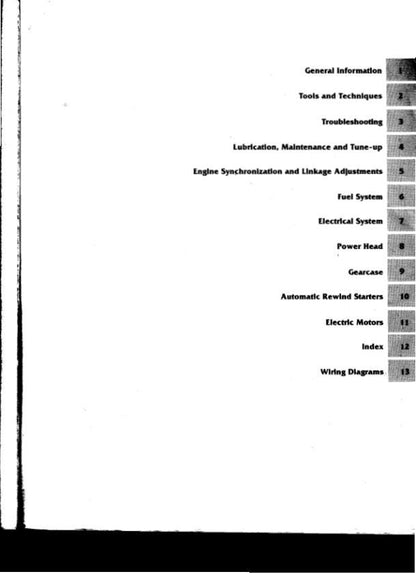Johnson Evinrude 2-40 HP Outboard Service Manual | 1973-1990 - sample page 3
