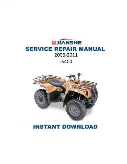 Jianshe JS400 ATV Service Manual 2006-2011 - Service Manual PDF Instant Download