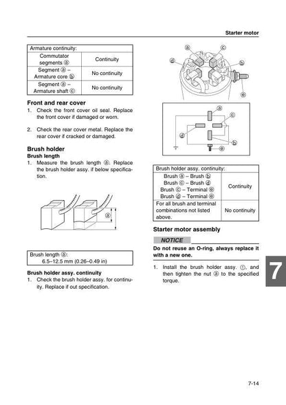 Yamaha WaveRunner VX700 Service Manual sample page from the repair manual