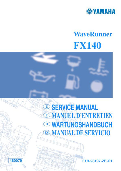 Yamaha WaveRunner FX140 Service Manual factory service manual title page