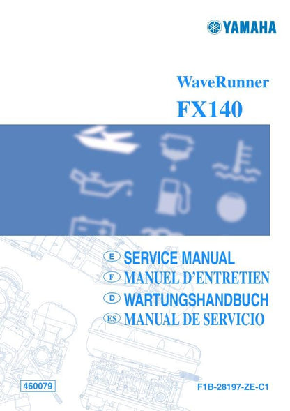 Yamaha WaveRunner FX140 PWC Service Manual | 2002-2006 - sample page 2