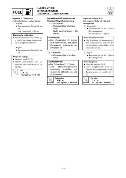 Yamaha WaveRunner XLT1200 Service Manual sample page from service manual