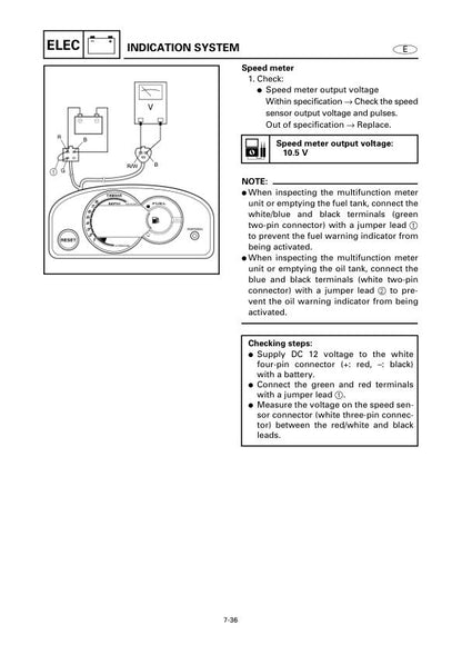 Yamaha WaveRunner GP800R Service Manual sample page with technical illustrations